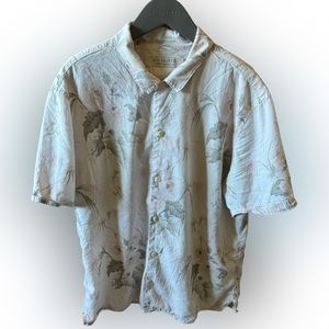 Allsaints Casual SS Button Down - Floral Print